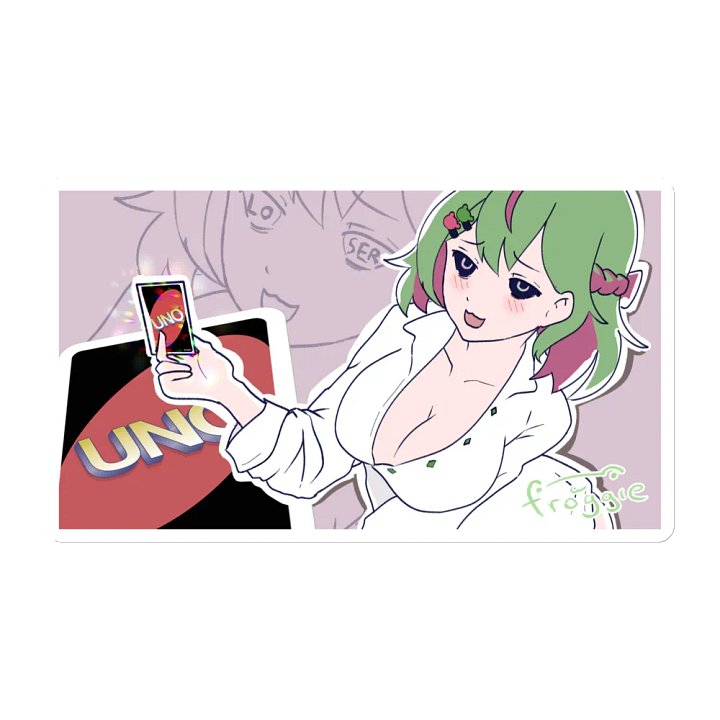UNO! Nice Try Froggie Digitally Signed Magnet product image (1)