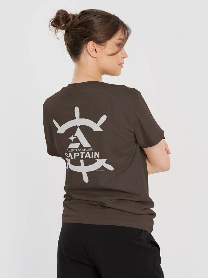 Albin Captain - T-Shirt - Dark Shirt w/White Logo product image (1)