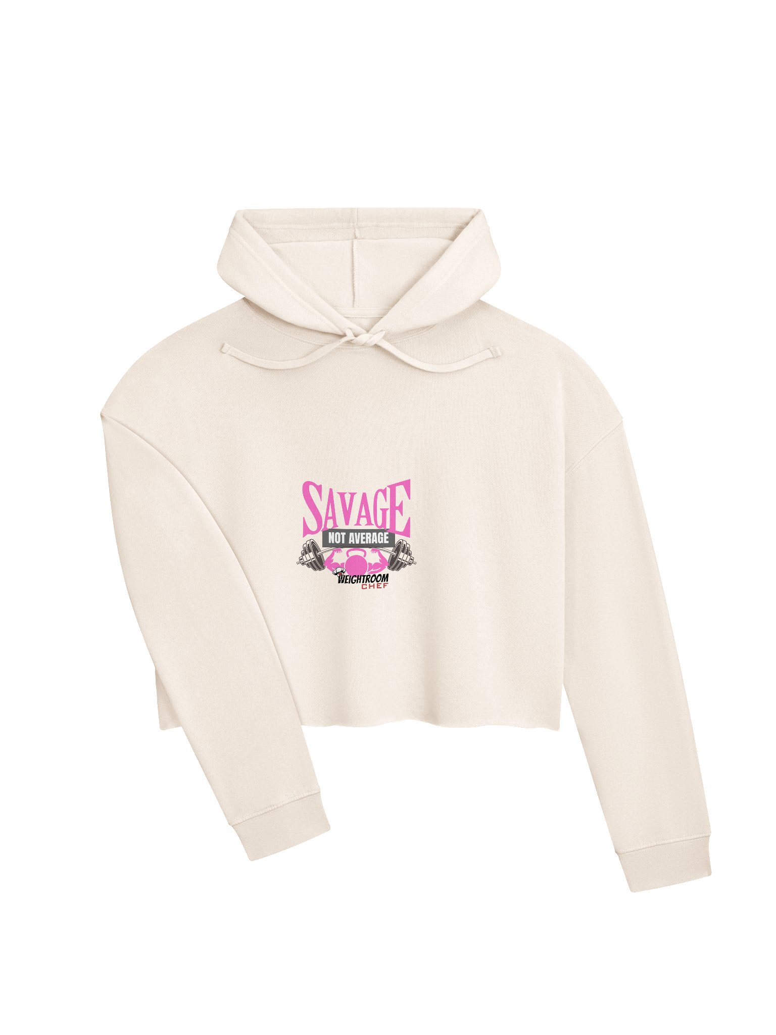 Savage Crop Hoodie | Team Weight Room Chef: product image (18)