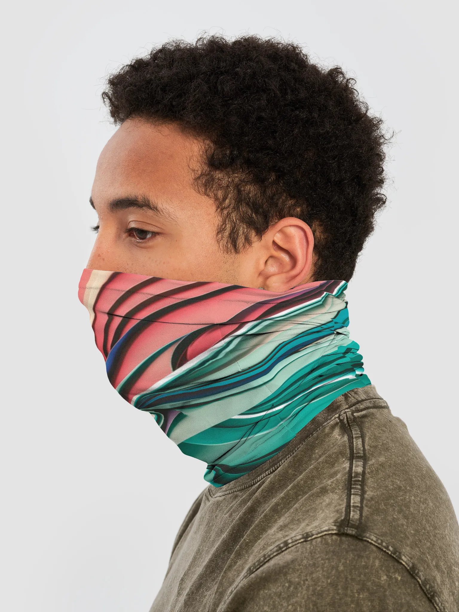Graphic Grove All-Over Print Neck Gaiter - Breathable, Stretchy, Stylish product image (3)