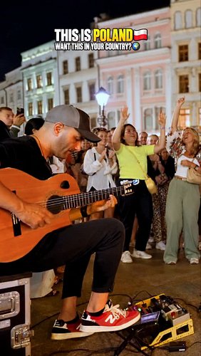 Viva La Vida – Coldplay 🇵🇱 Music Unites People 🌍 #vivalavida #coldplay #imadfares #latino #spanishguitar