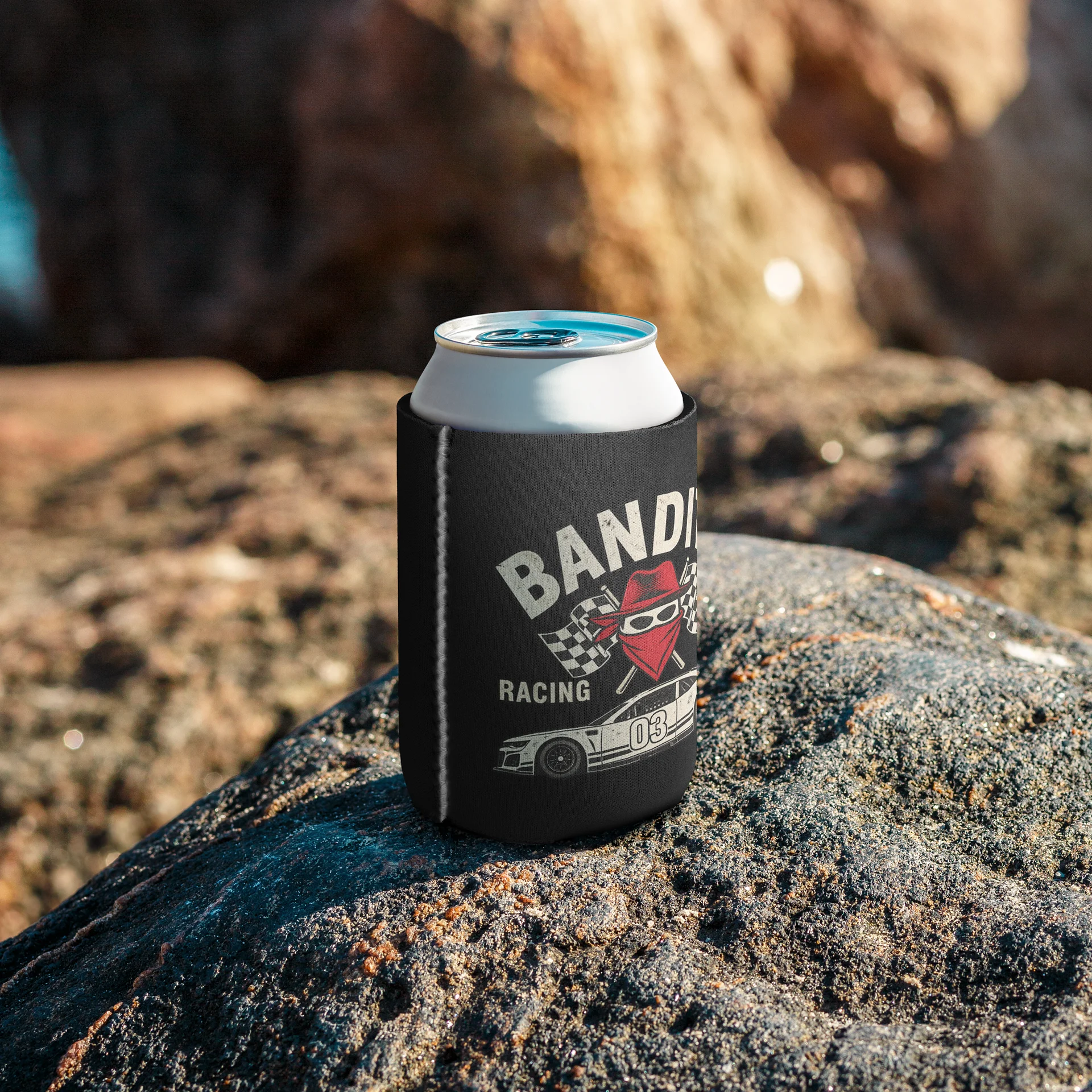Bandits Racing Club Can Cooler | Sim Racing & Motorsports Koozie product image (7)