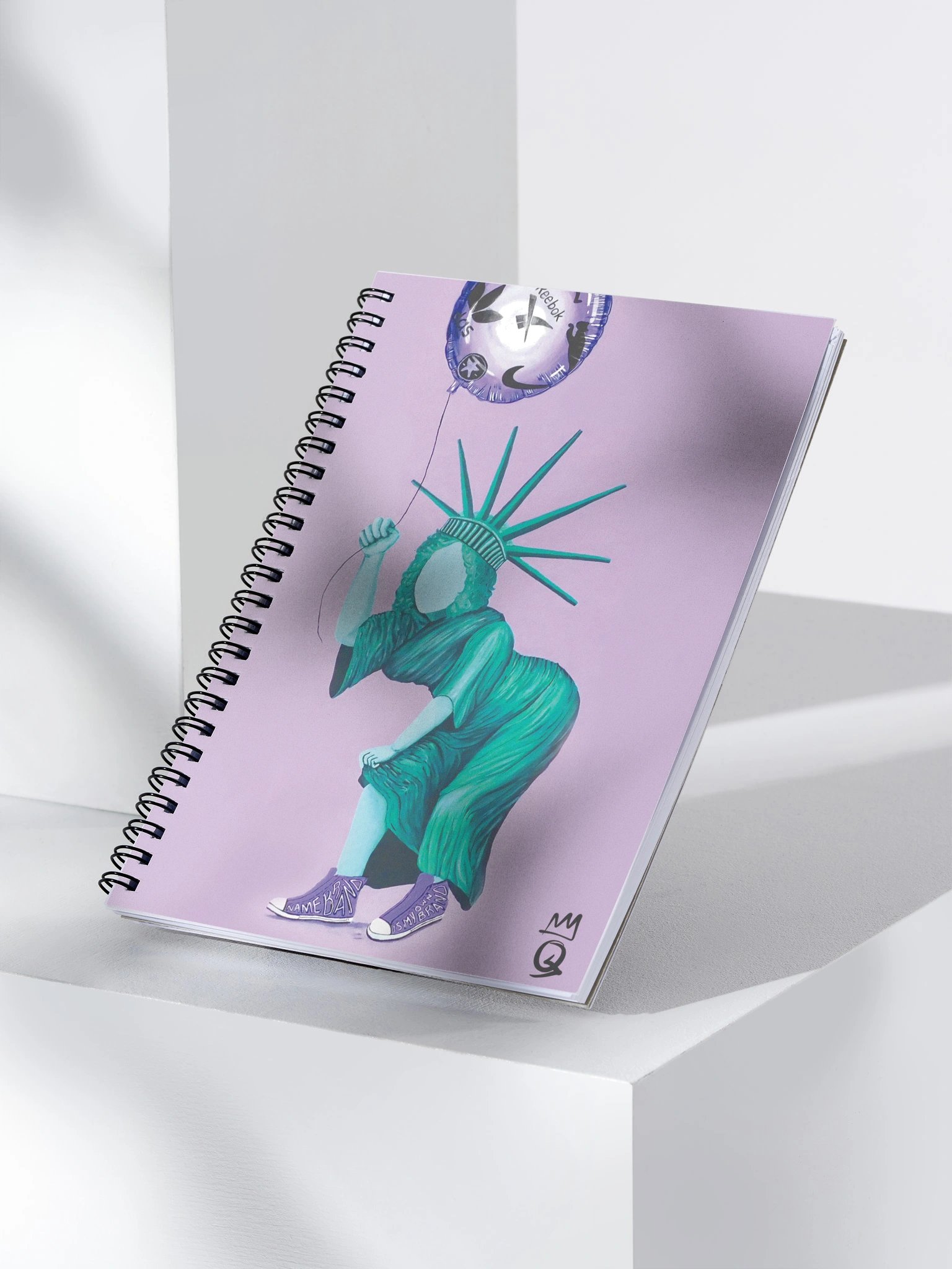 Inflated Liberty Spiral Notebook product image (3)