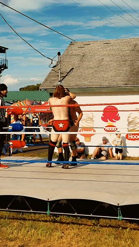 Daily wrestling at the 2026 @skowheganstate 

#professionalwrestling #prowrestling #skowheganstatefair #portlandme