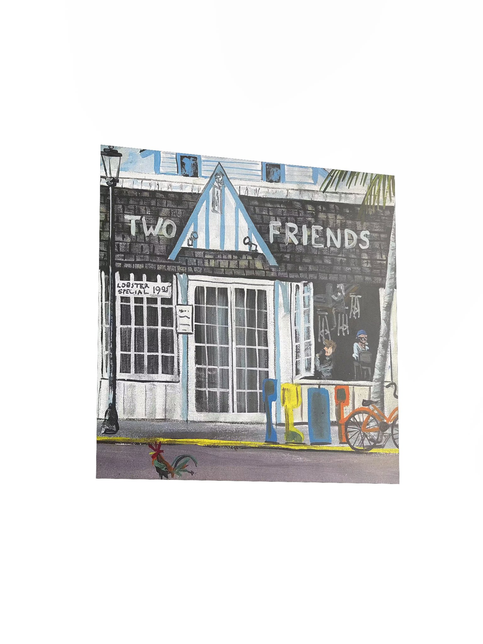 Rick Burnett Two Friends Karaoke Square Poster product image (3)
