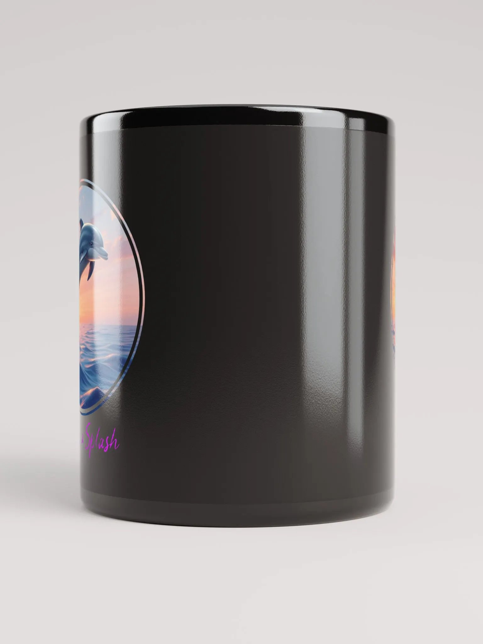 "Making a Splash" Dolphin mug product image (9)