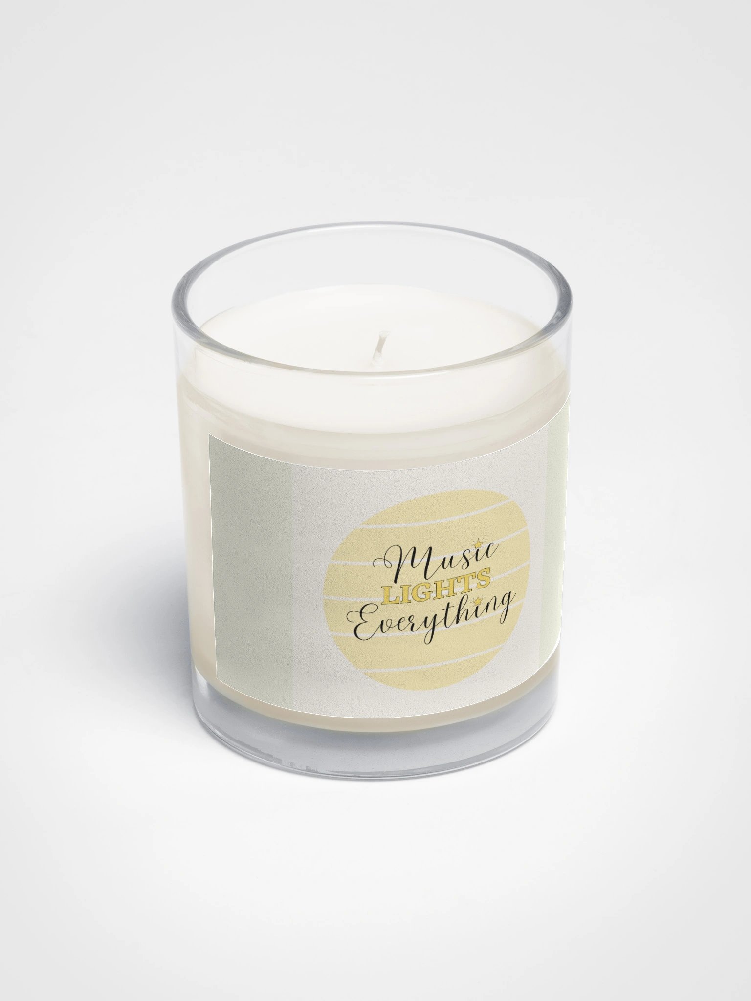 MUSIC LIGHTS EVERYTHING Soy Wax Candle product image (2)