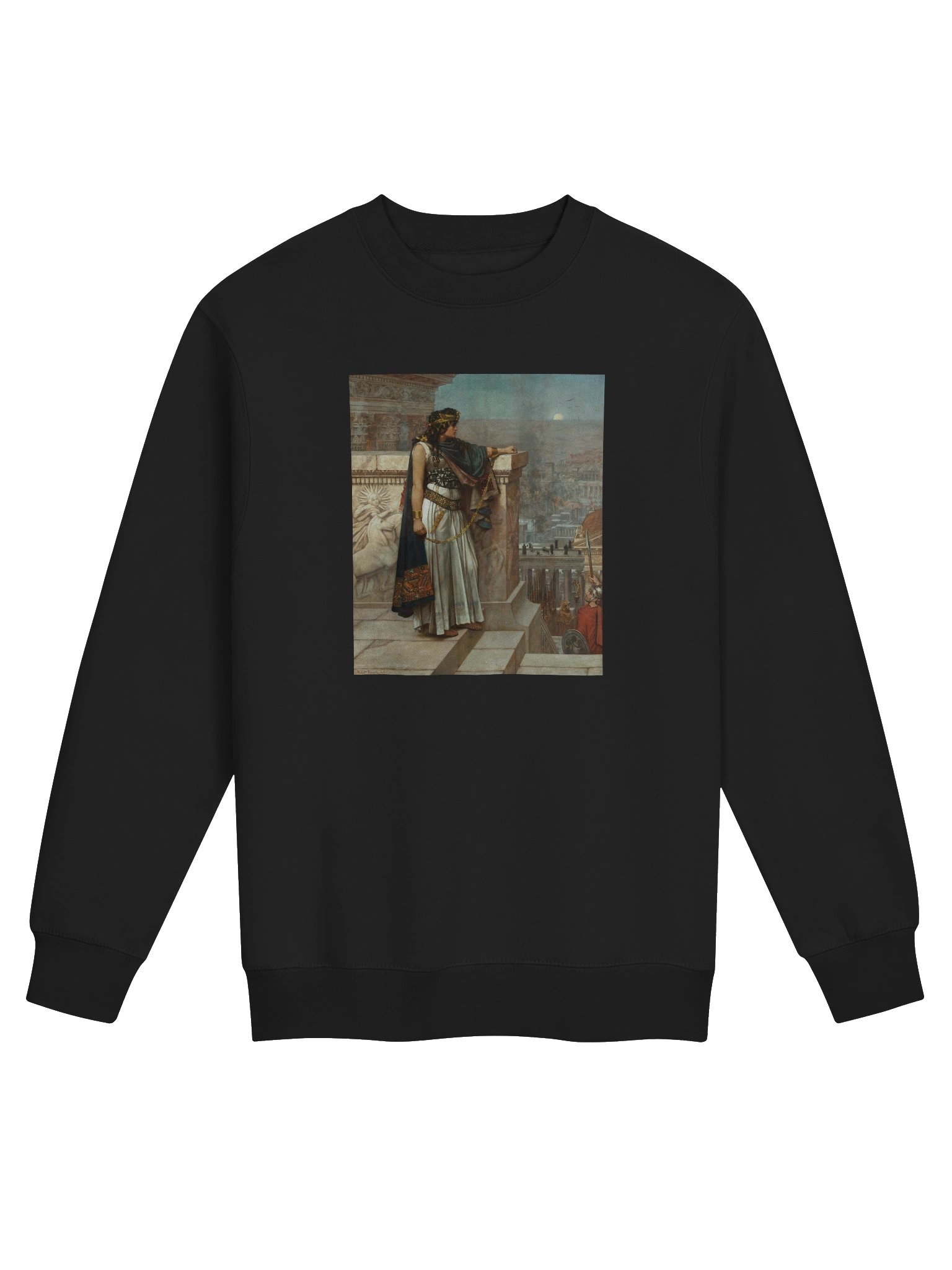 "Queen Zenobia's Last Look Upon Palmyra" by Herbert Schmalz Sweatshirt product image (1)