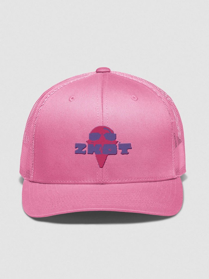 Pink Logo ZKOT Trucker Cap - Show your Support with Style - Headwear product image (1)