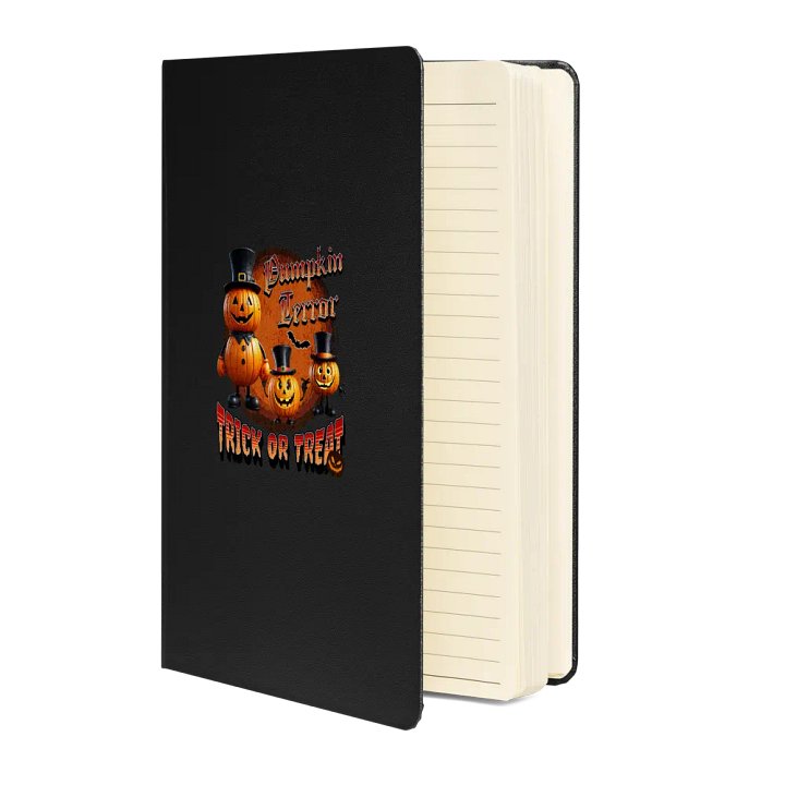 Pumpkin Terror Trick Or Treat Hardcover Notebook product image (2)