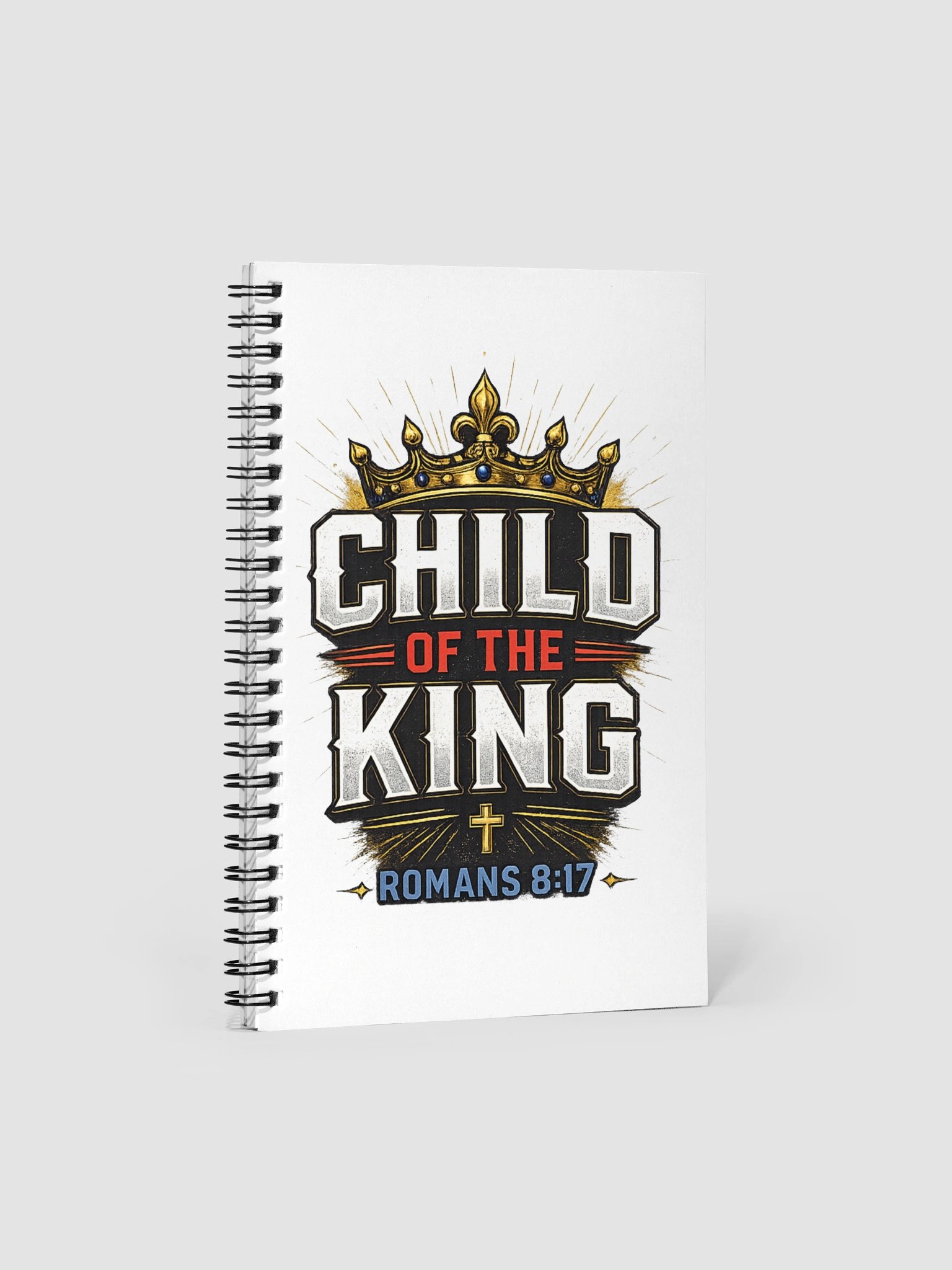 Child of the King Spiral Notebook – Romans 8:17 product image (1)