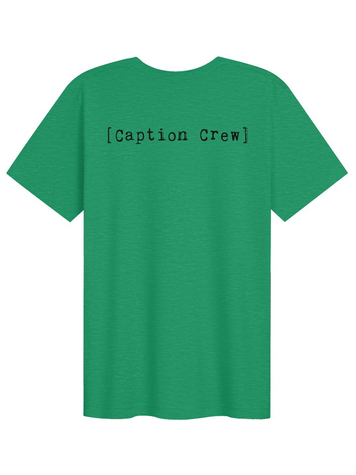 Caption Crew Seductively Black Letter Tee product image (7)