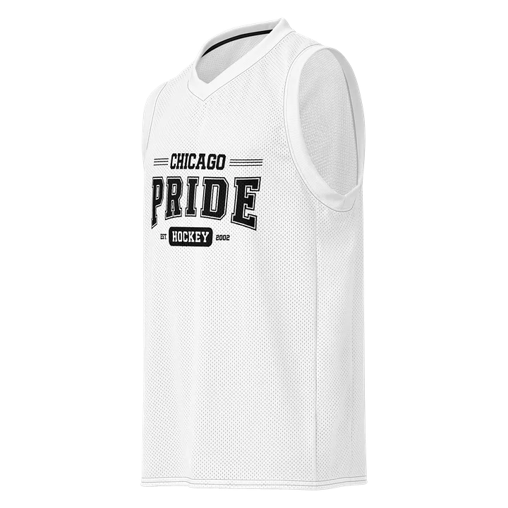 Chicago Pride Hockey Mesh Tank Top (White Version) product image (1)