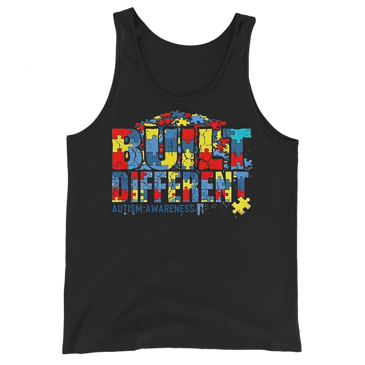 Built Different: Autism Awareness Tank Top product image (1)