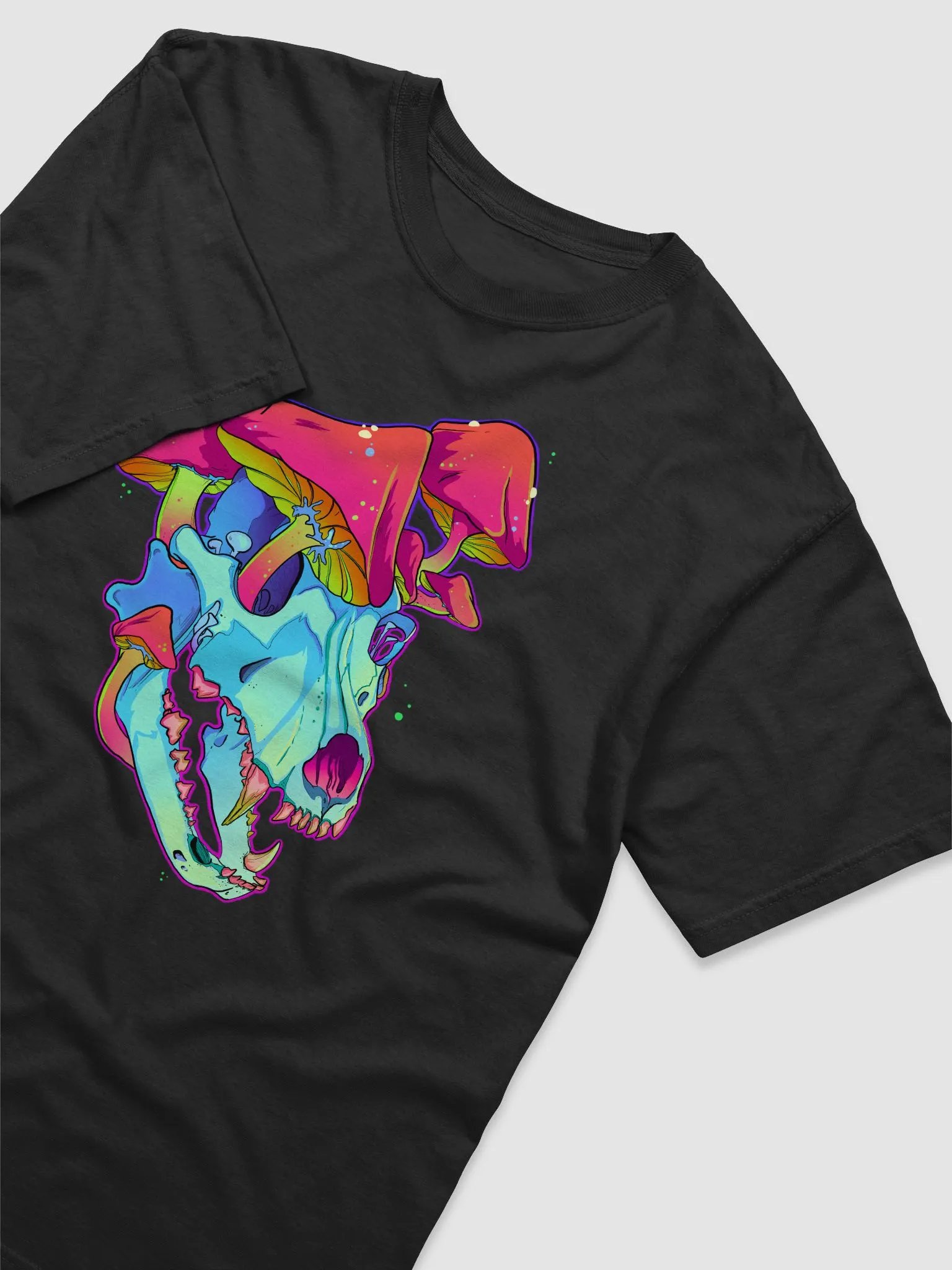 Radioactive skull Tshirt product image (2)