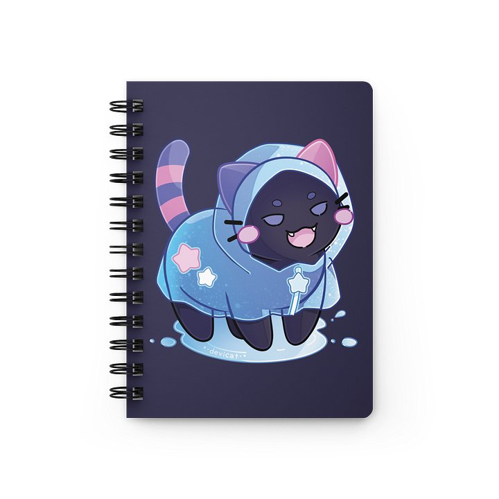 CandiCat Void Cat The Raincoat of Stars 2026 Notebook product image (1)