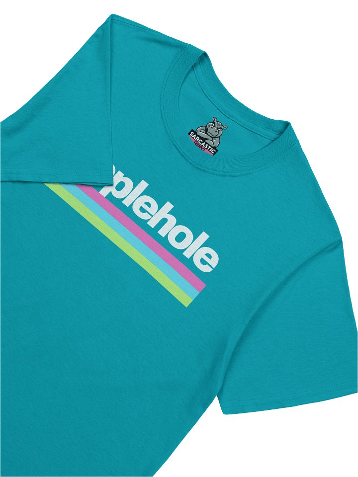 "Applehole" T-Shirt – Funny Asshole Graphic Tee | Sarcastic Hippo Viral Humor Shirt product image (1)