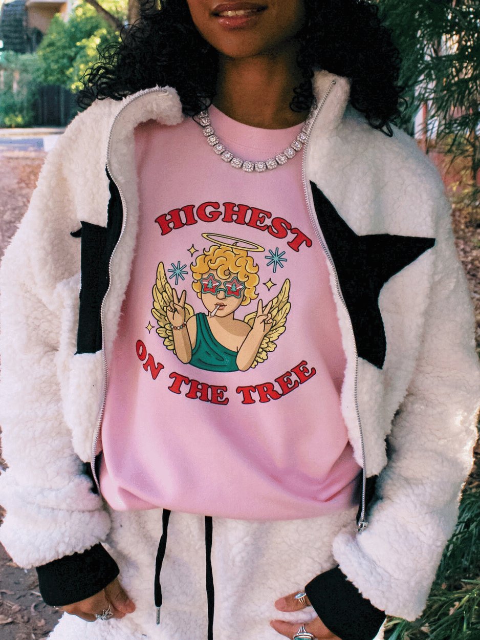 Peaceful Angel Crewneck Sweatshirt product image (5)