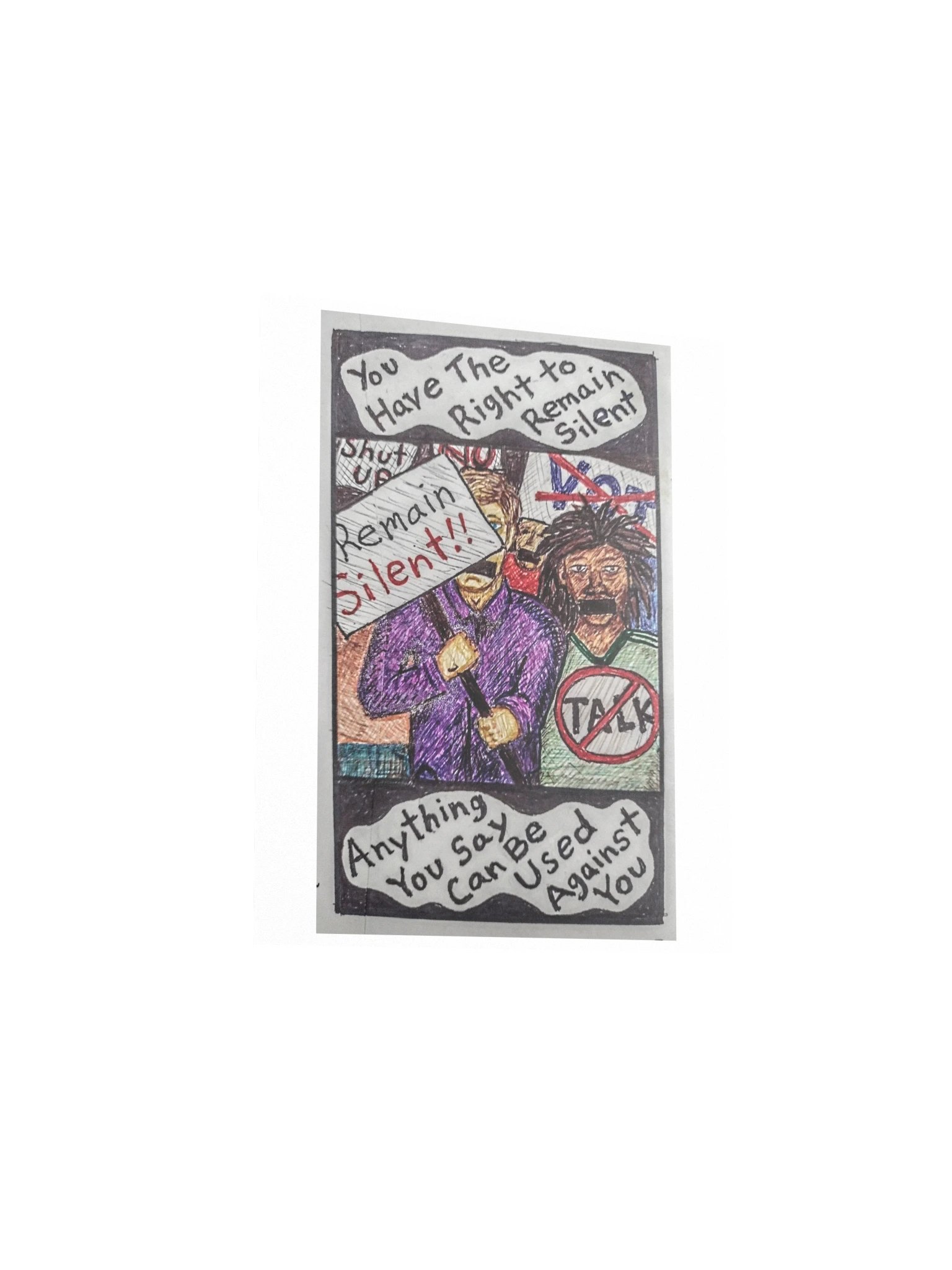Remain Silent Print product image (3)