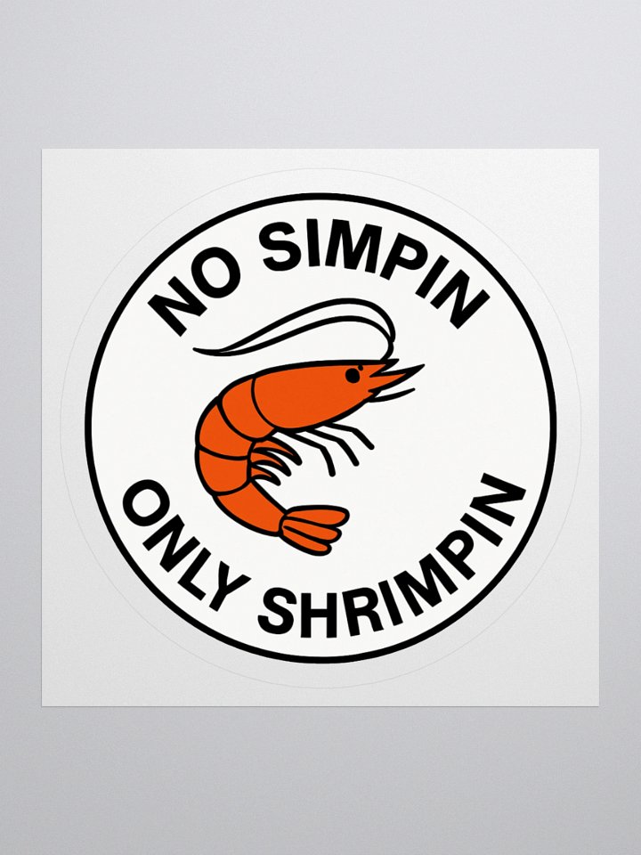 No simpin sticker product image (1)