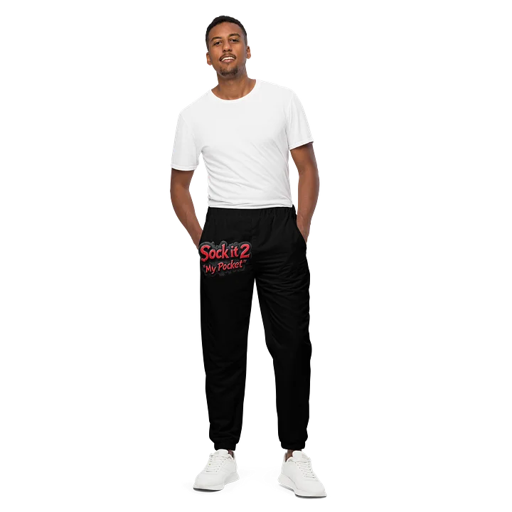 Red Pocket Statement Track Pants product image (1)