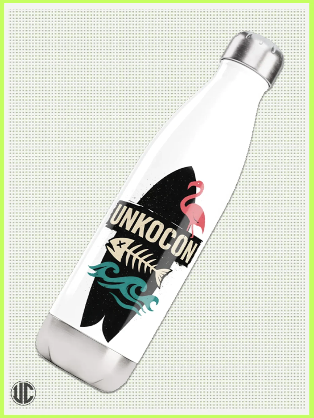 UnkoCon Stainless Steel Water Bottle – Beachside Oddities (17 oz) product image (2)