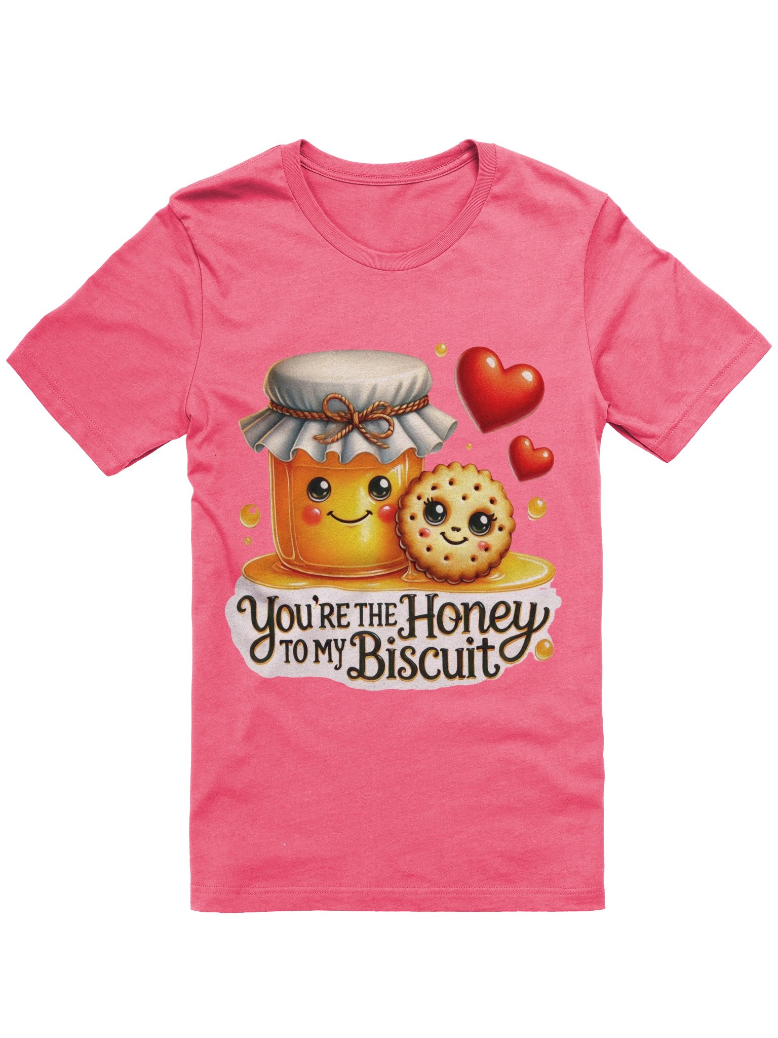 You're the Honey to my Biscuit Graphic Tee: Sweet Duo Love T-Shirt product image (1)