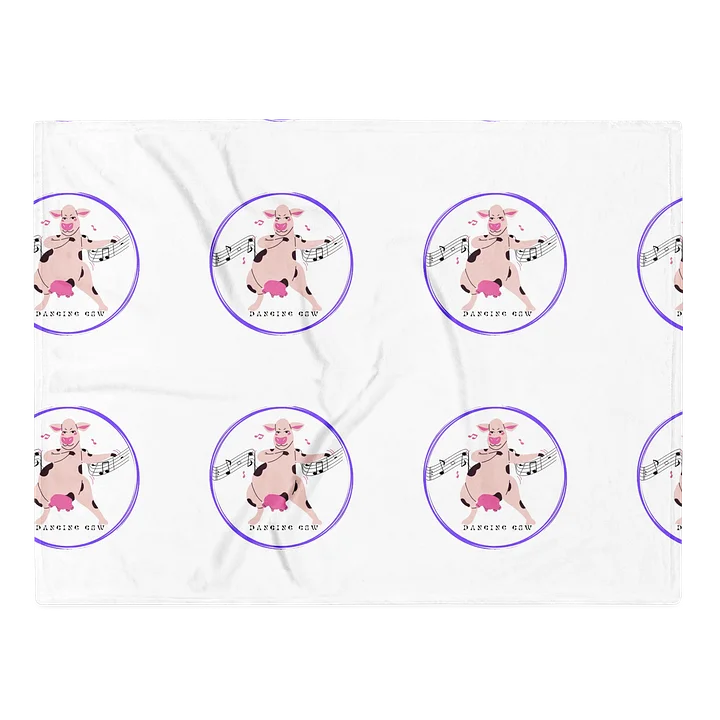 Enchanted Dancing Cow Throw Blanket product image (2)