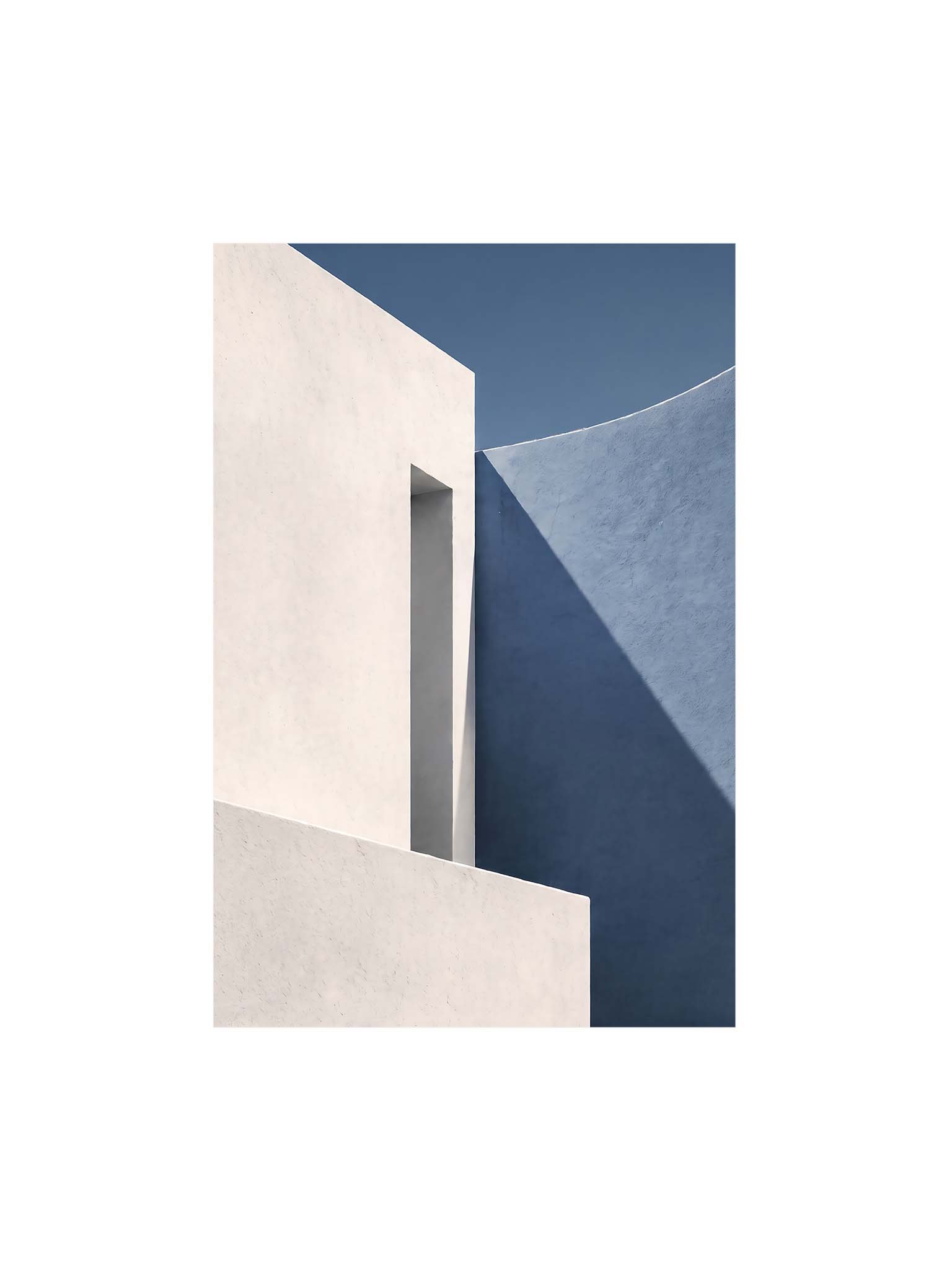 Cycladic Light - Minimalist Mediterranean Architecture Wall Art product image (2)