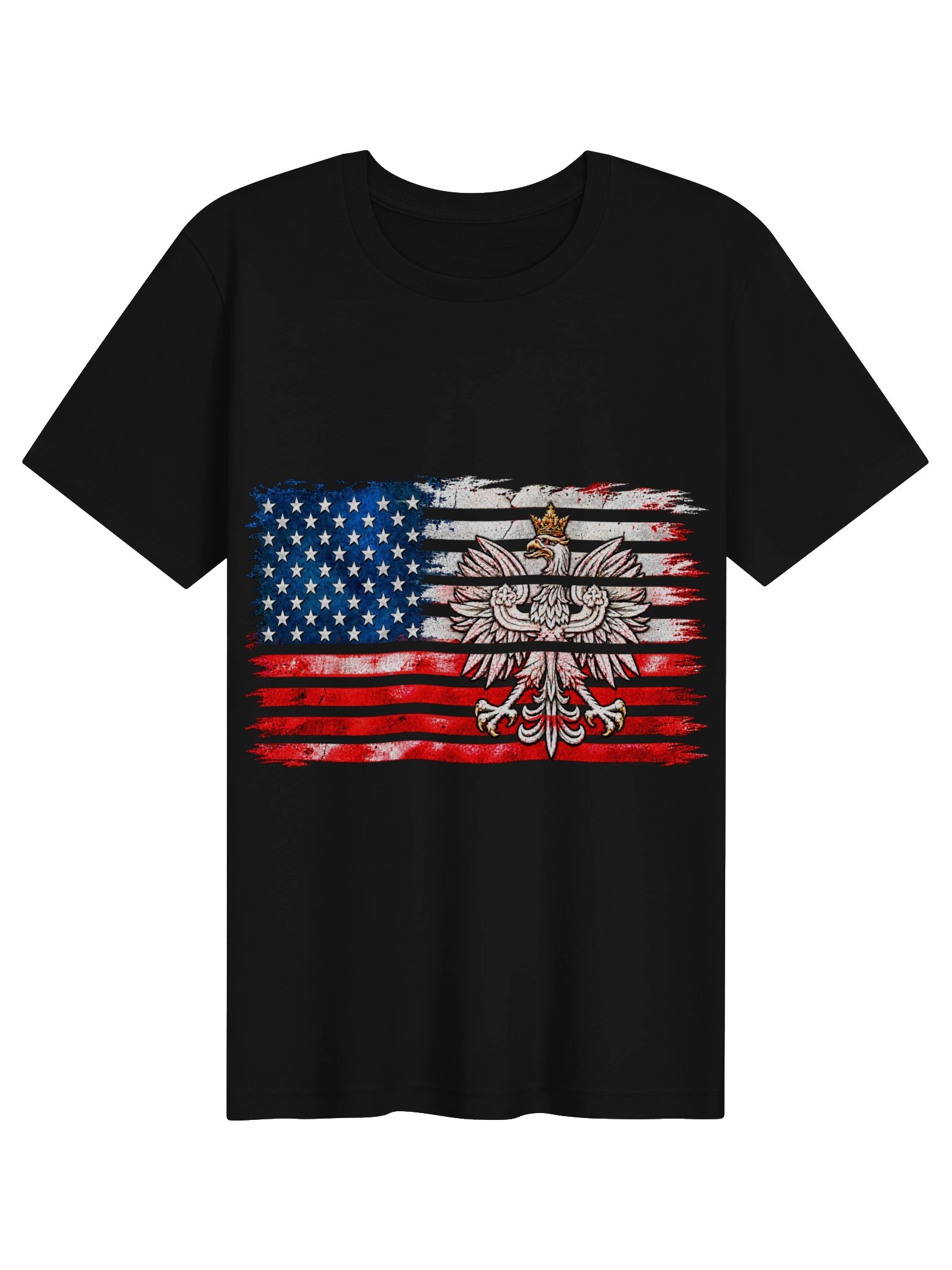 Polish American Flag T-Shirt product image (2)