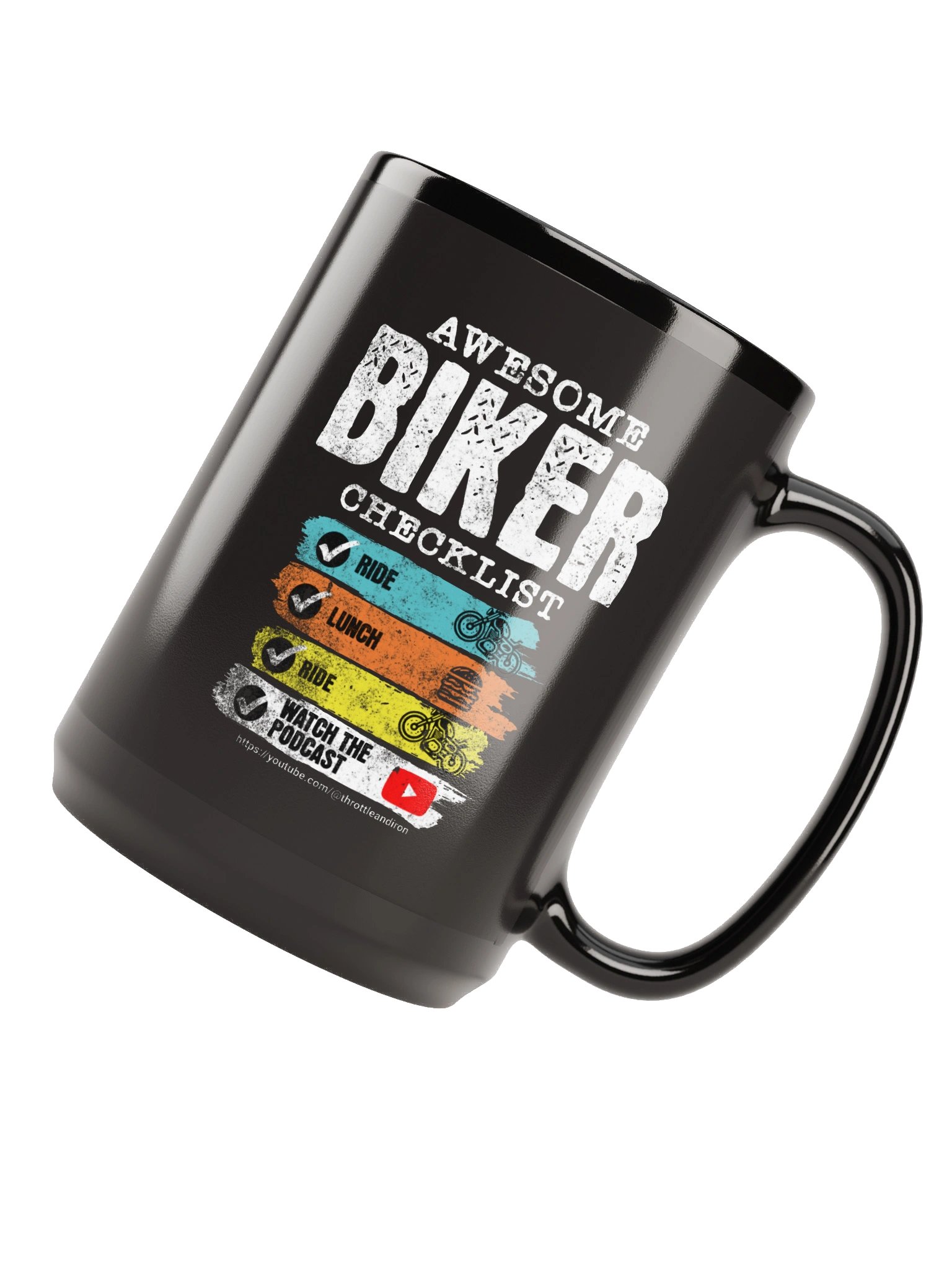 Awesome Biker Checklist — 15oz Coffee Mug product image (4)