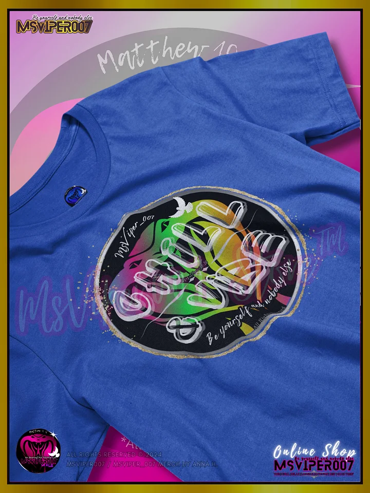 T-Shirt - MsViper007's "Chill & Vibe™ [spectrum]" Gaming Comfort T-shirt By Anna H. product image (2)