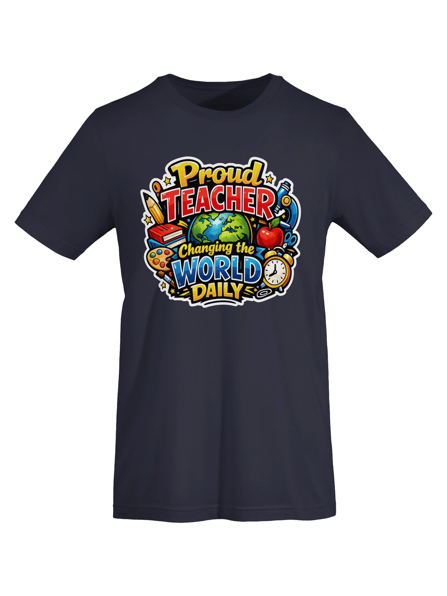 Proud Teacher Changing the World Daily Tee product image (34)