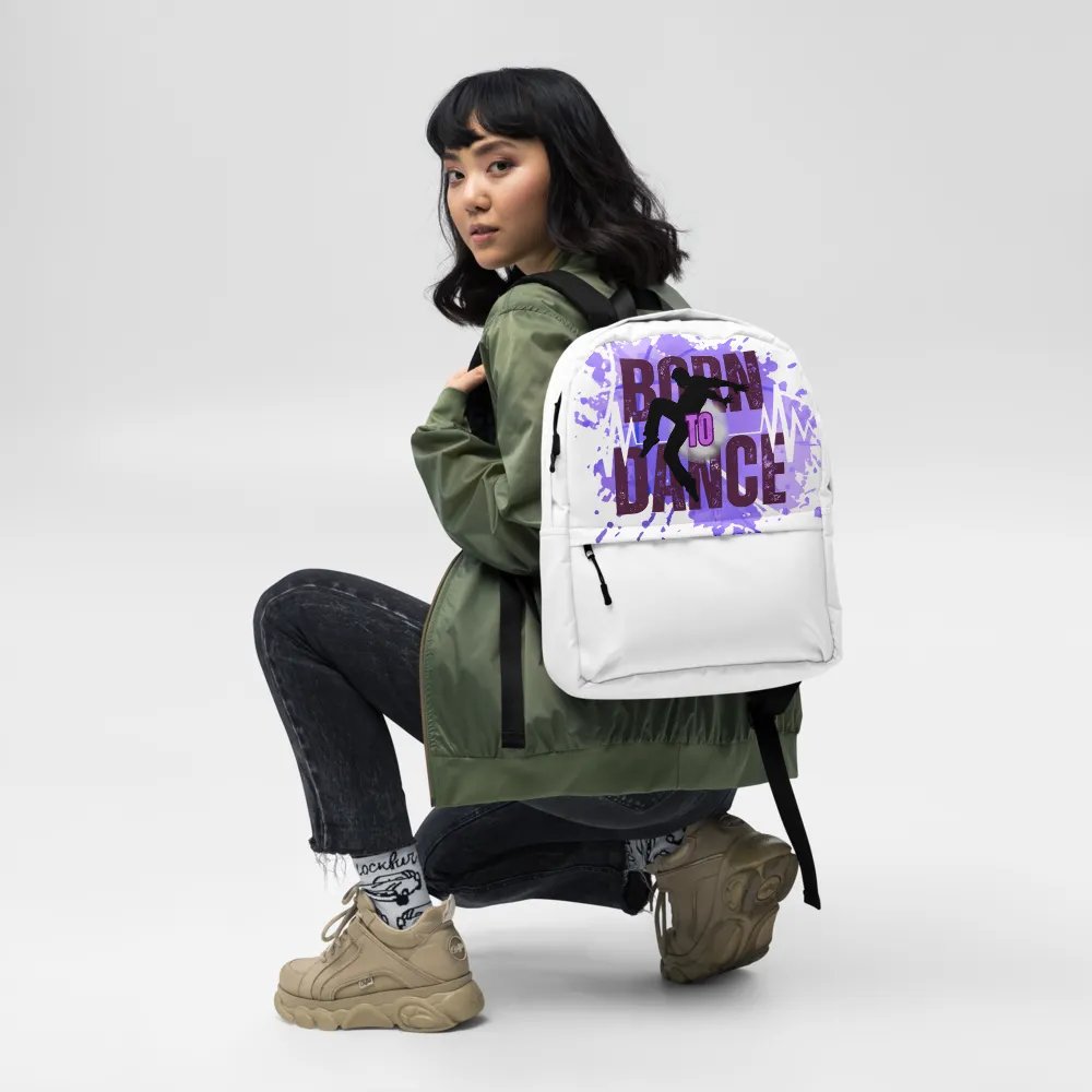 Born to Dance His Silhouette Full Print Backpack product image (10)