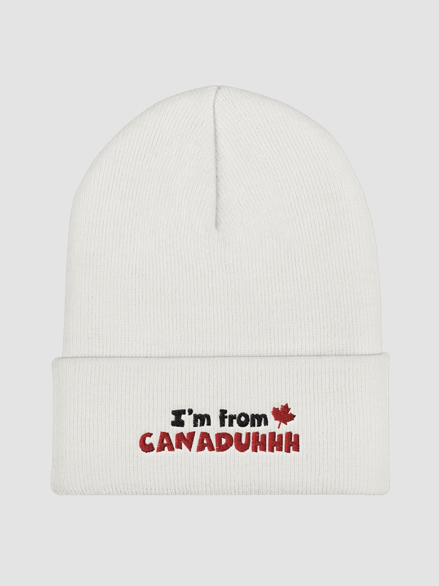 Canaduhhh White Beanie product image (1)