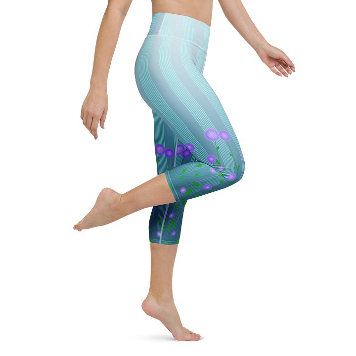 Spring Blooms Capri Leggings product image (1)