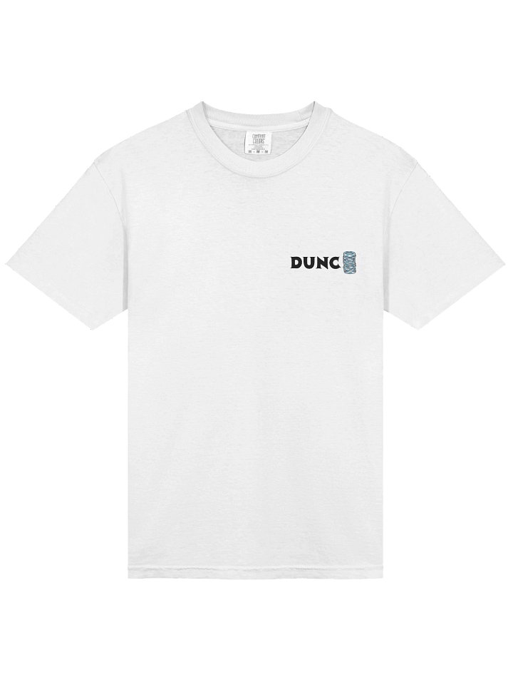 Dunc Pokerchip Signature White Heavyweight T-Shirt product image (1)