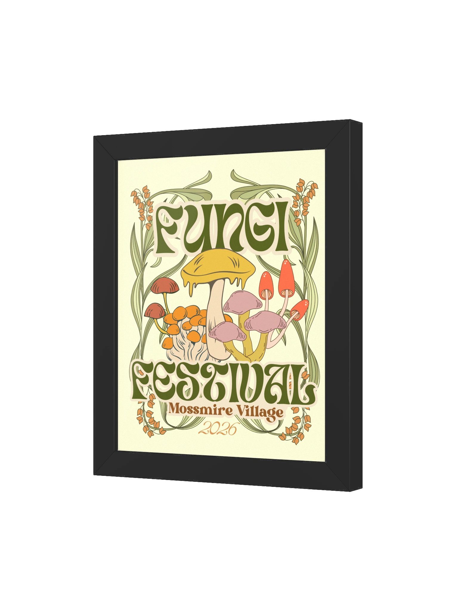 Chef's Table SMP: Mossmire Framed Fungi Festival Event Poster product image (9)