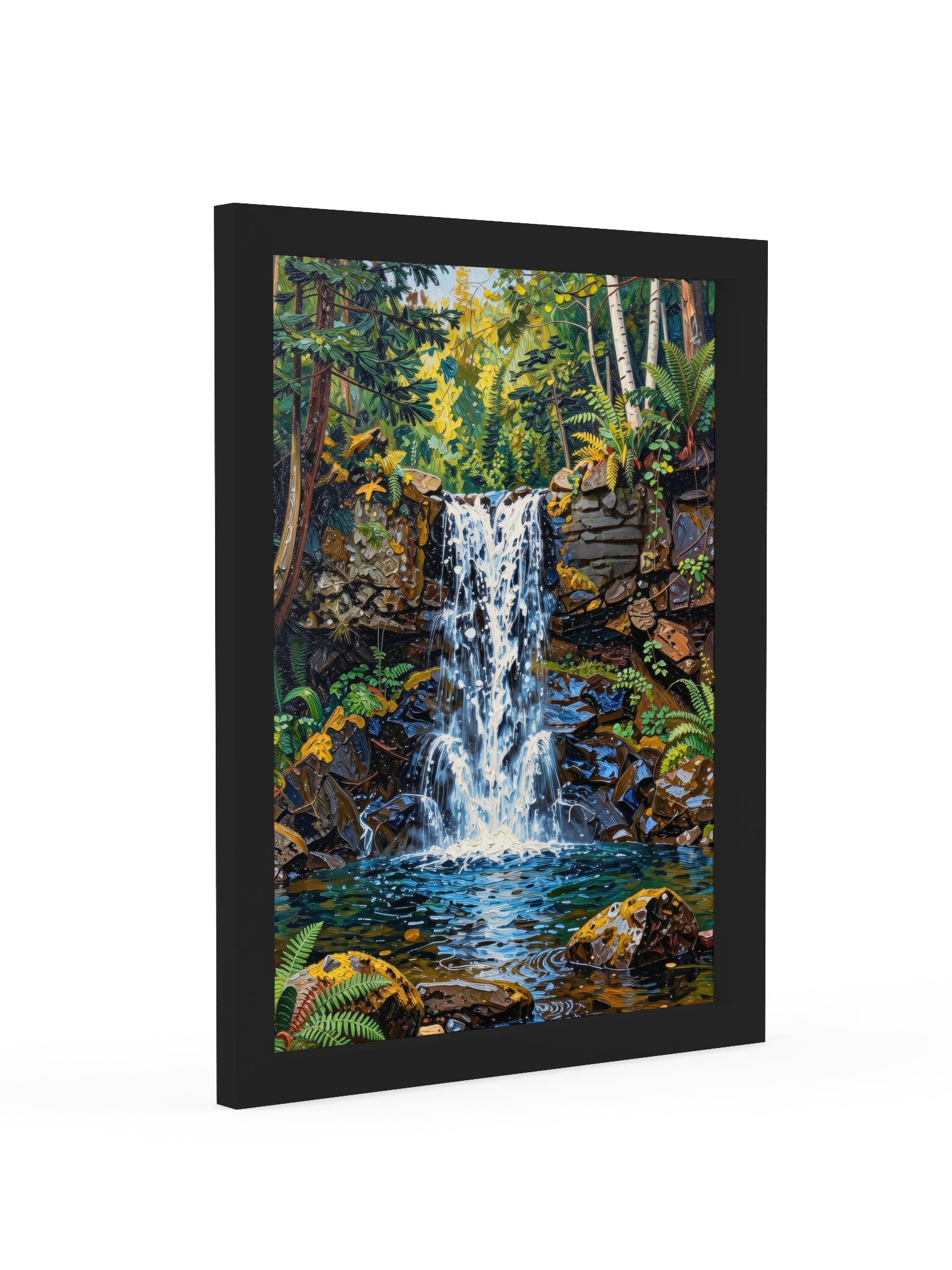 Waterfall in the Woods Framed Print product image (10)
