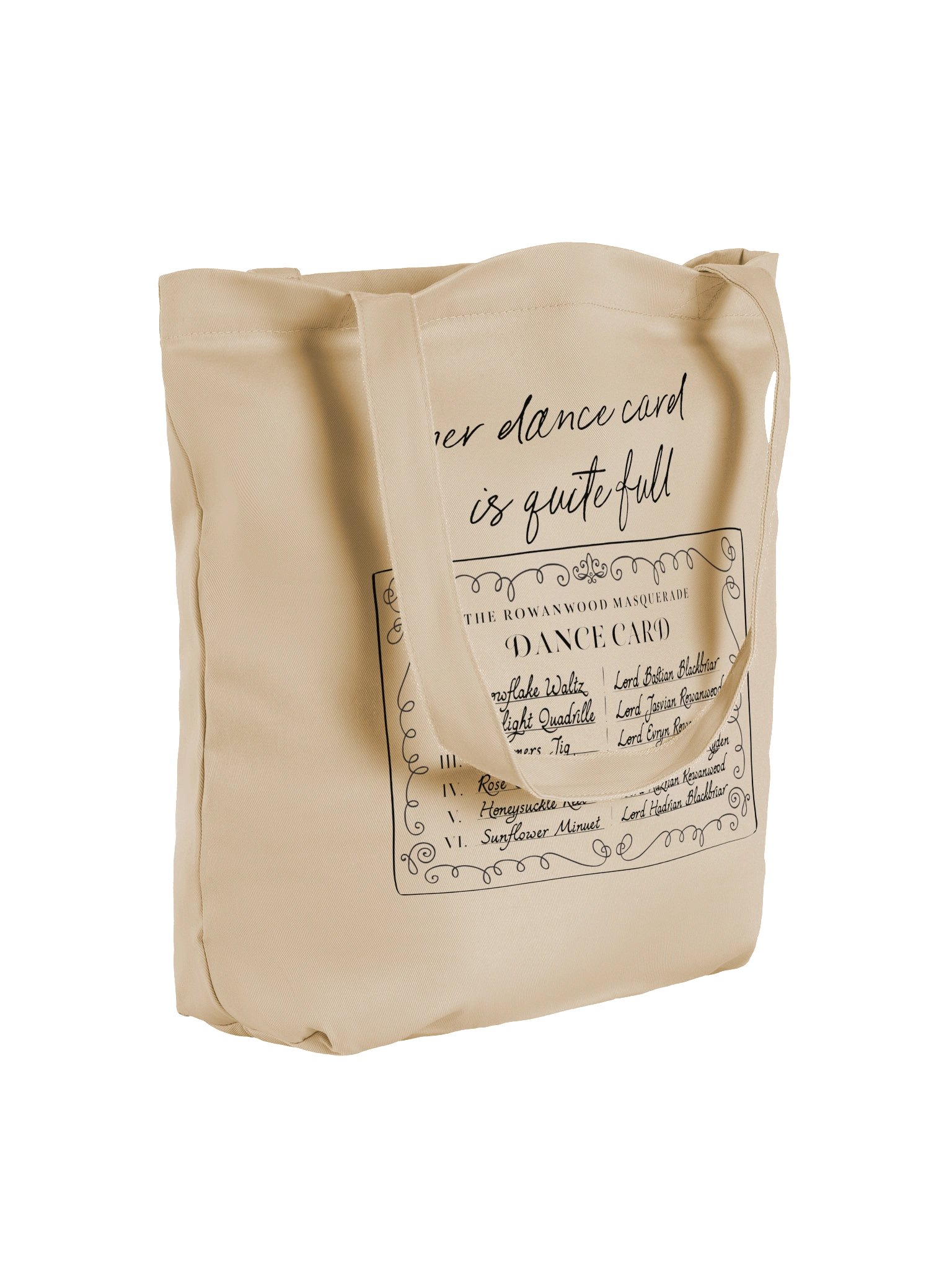 Dance Card Econscious Tote Bag product image (4)