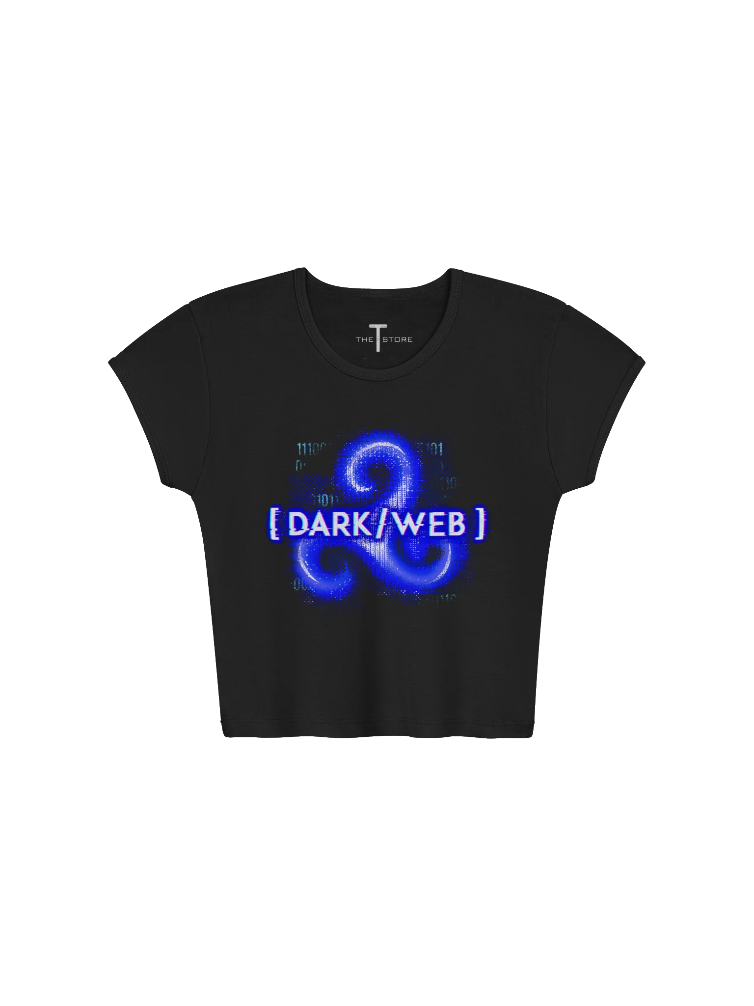 [DARK/WEB]: Title Art Women Crop Top Shirt product image (1)