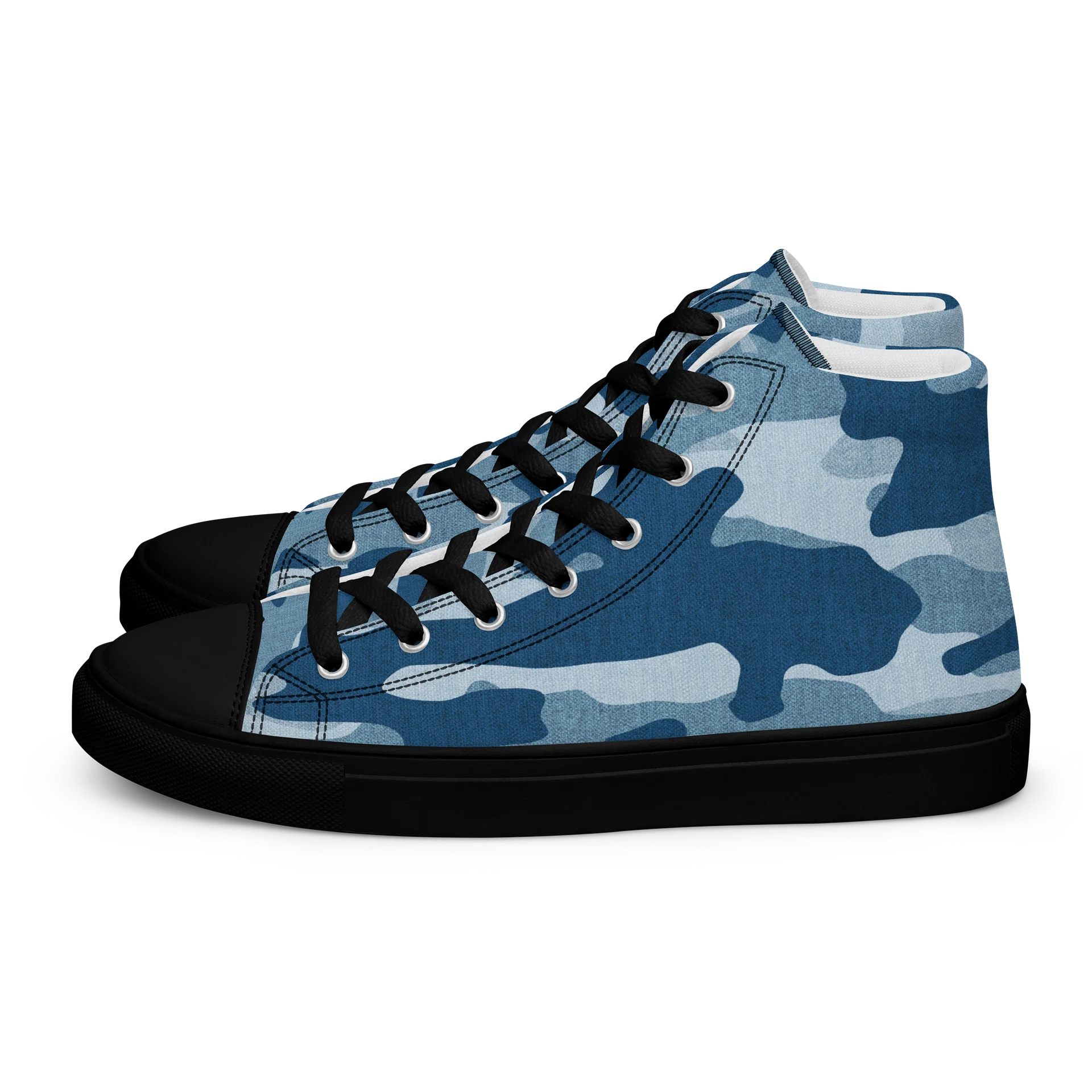 Blue Camo High Tops product image (1)