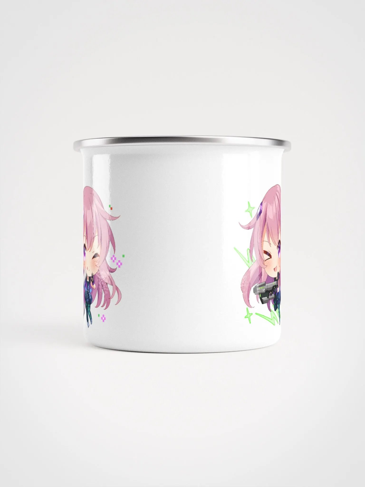 Akheera Retro and BFG Enamel Mug product image (1)