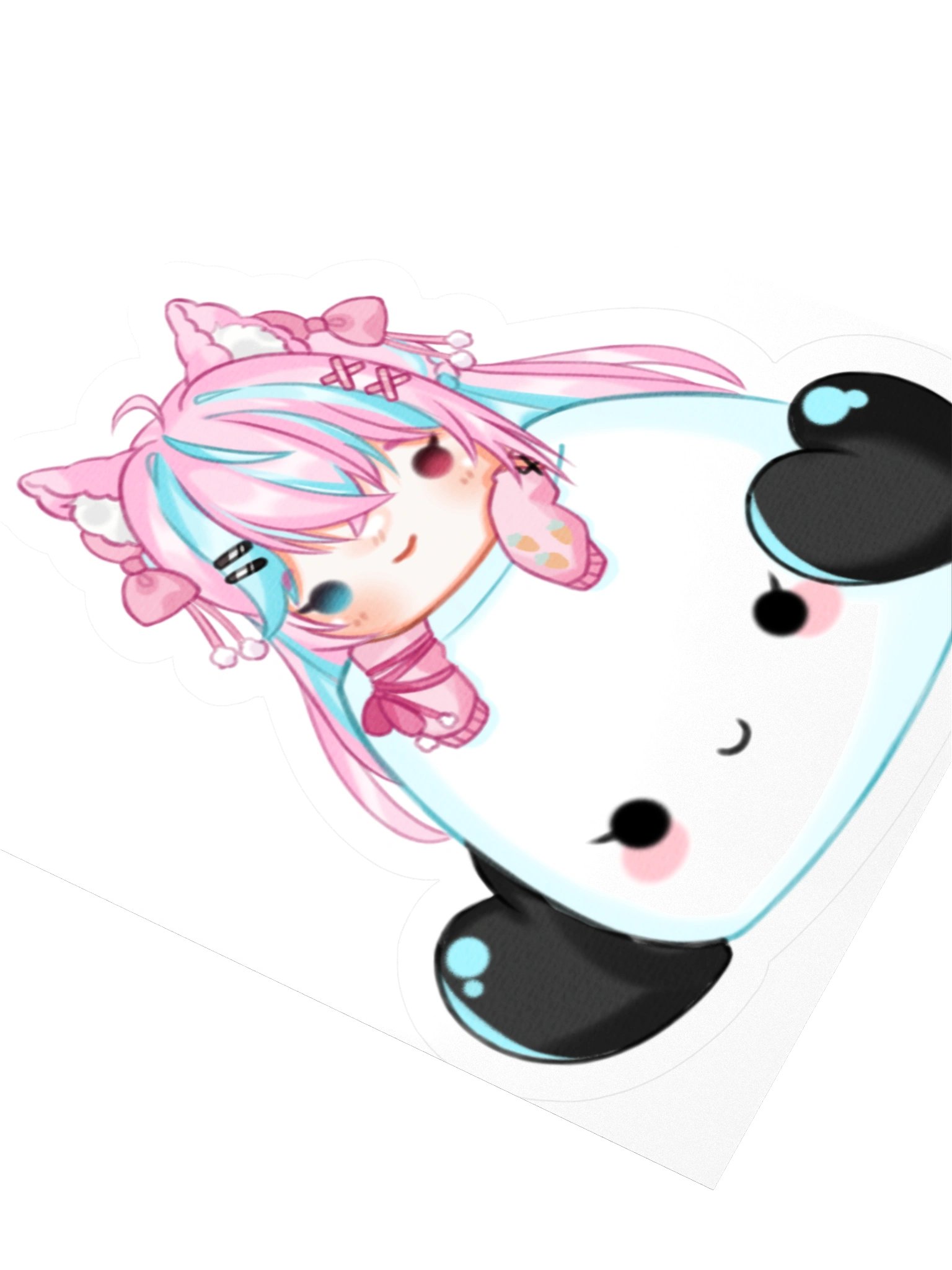 marshmallow blue sticker product image (3)