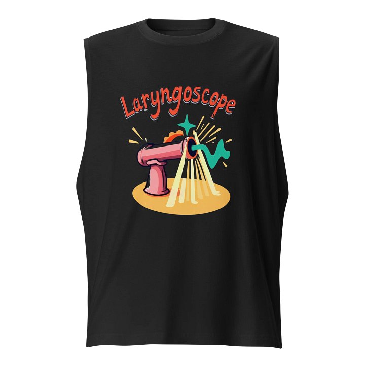 Vibrant Laryngoscope Cartoon Muscle Tank product image (1)