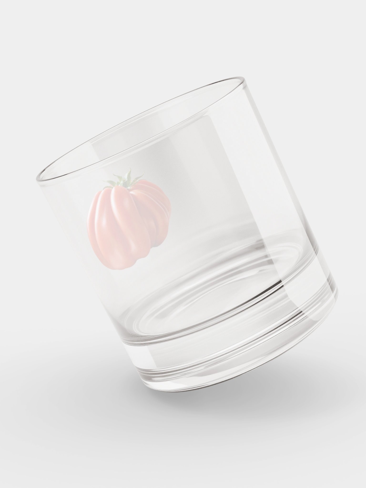 ​Vintage Red Tomato Glassware – Fresh Heirloom Tomato Whiskey & Drinking Glass (Tomato Collection) product image (7)