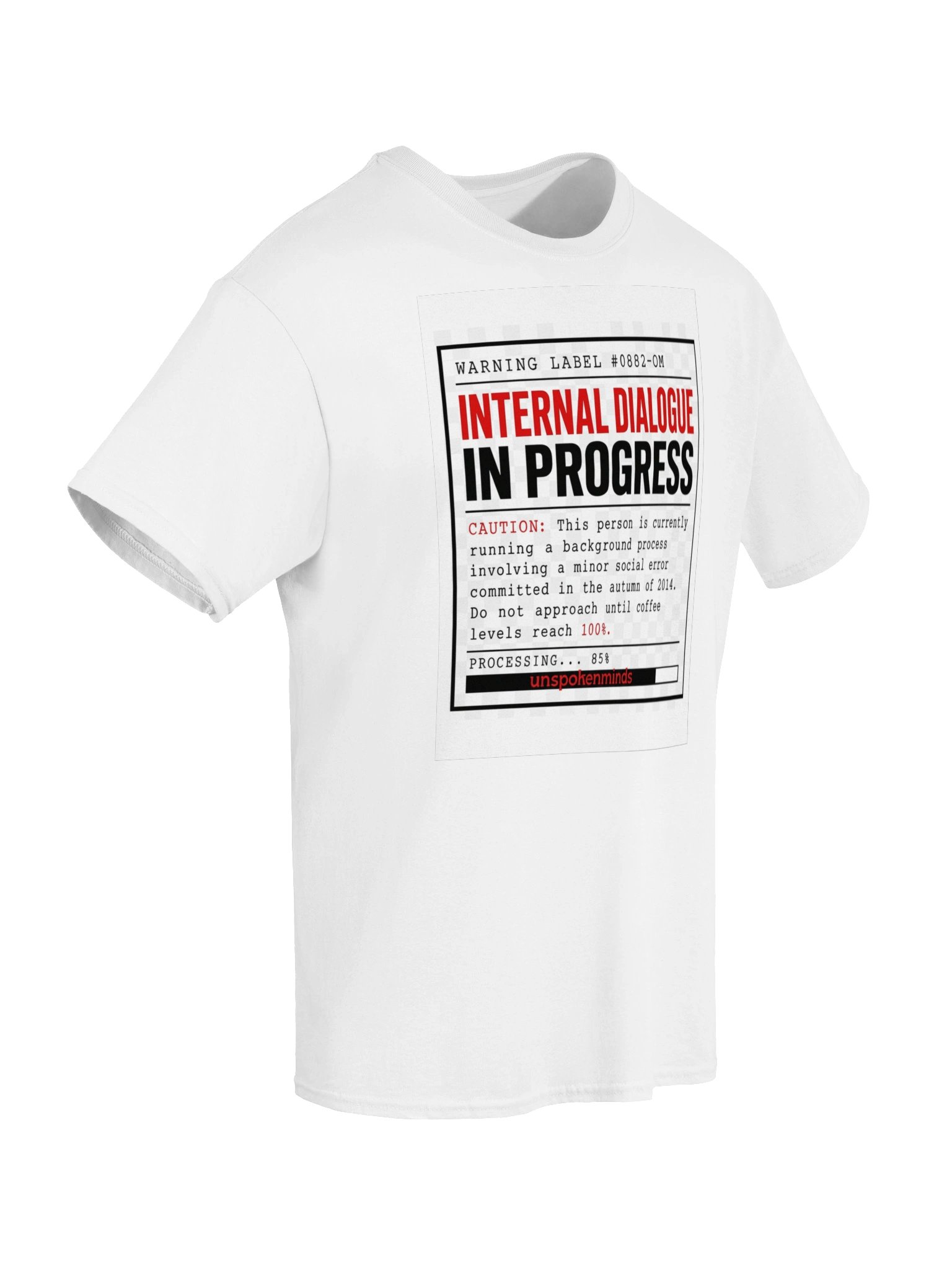 Internal Dialogue Warning Tee product image (6)