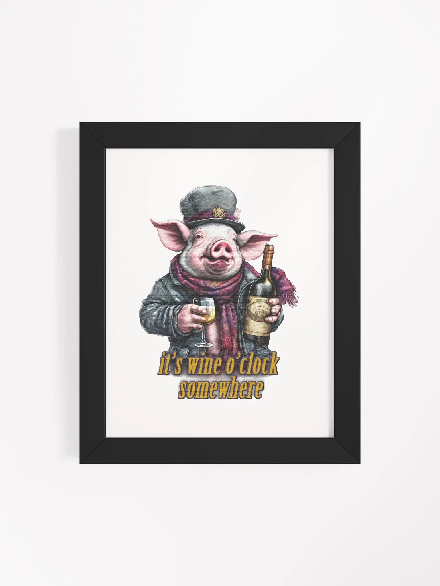 it's wine o'clock somewhere Pig product image (16)