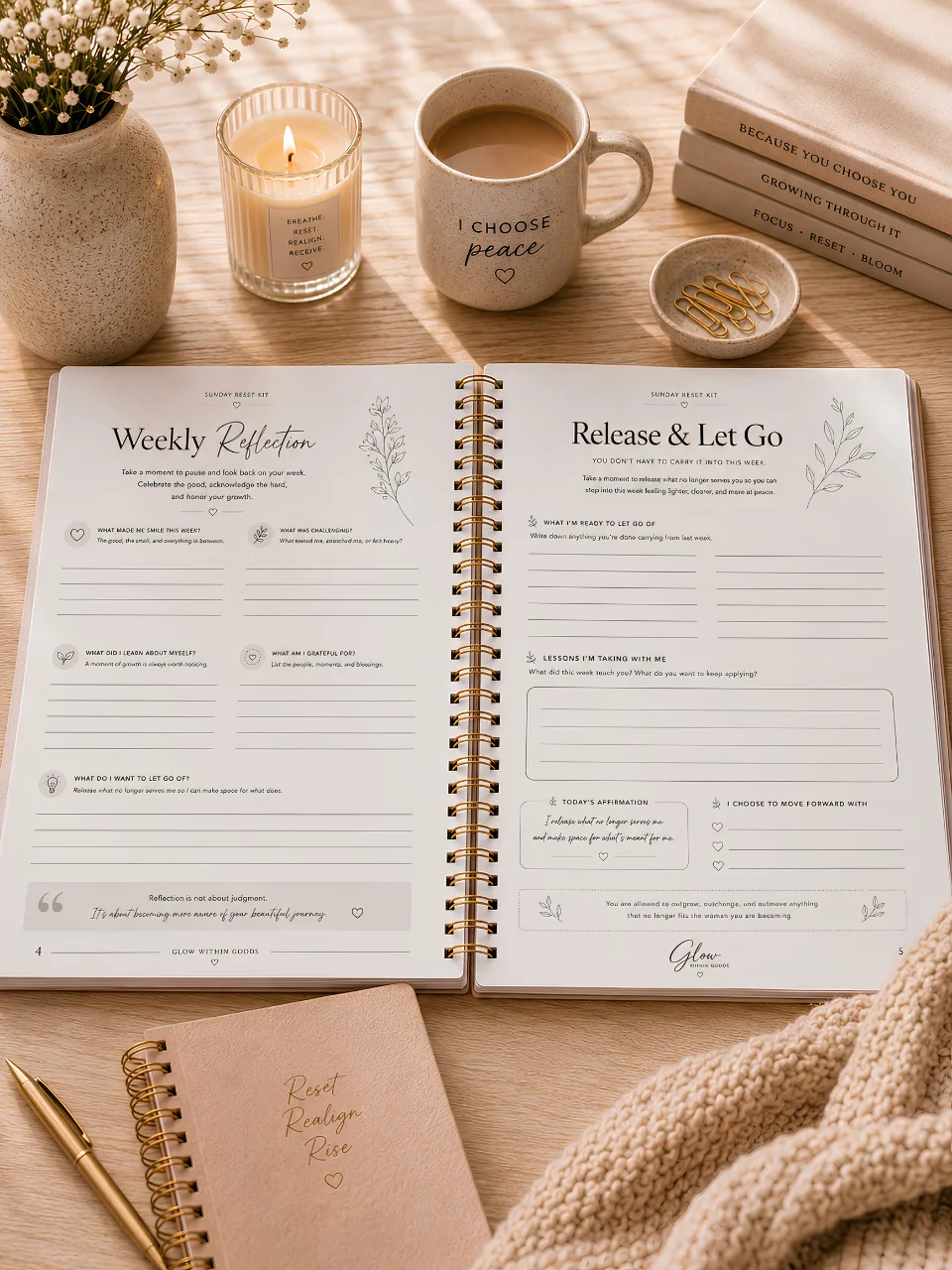 The Sunday Reset Companion™ | Interactive Reset + Guided Workbook product image (6)