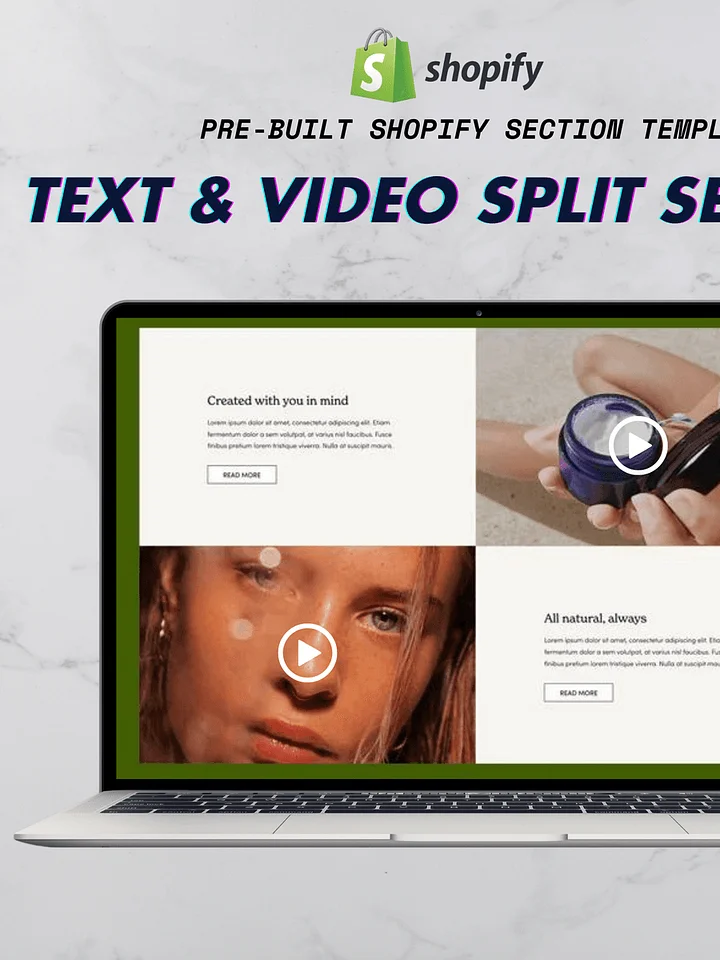 Text with Video Shopify Section product image (1)